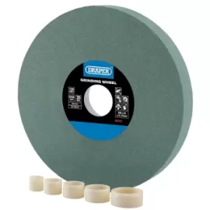 Image of Draper Silicon Carbide Bench Grinding Wheel, 200 x 25mm, 120G