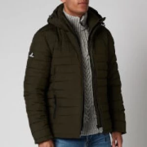 Image of Superdry Mens Hooded Fuji Jacket - Army Khaki - S