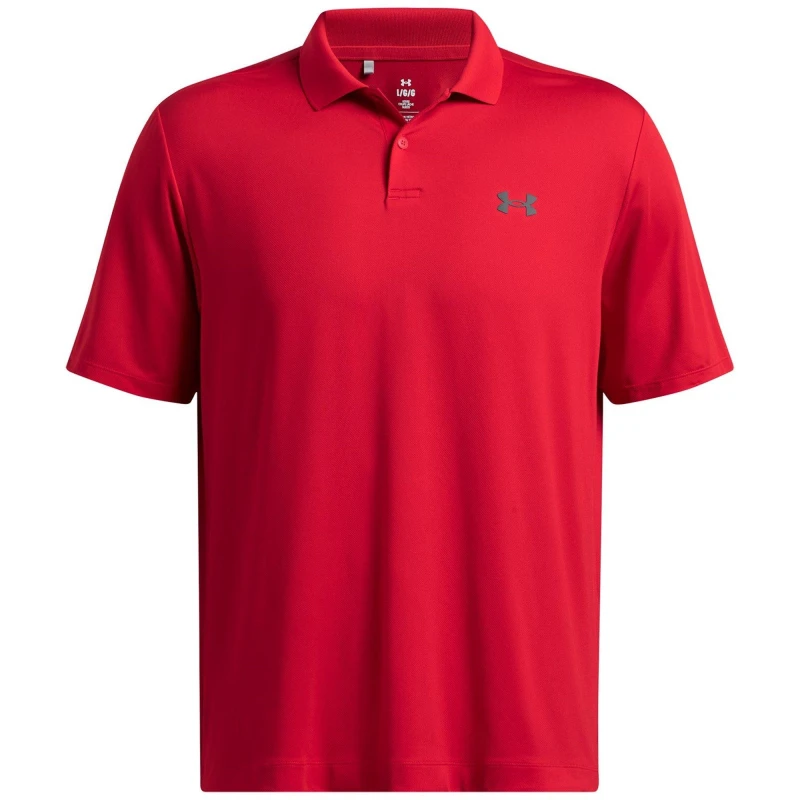 Image of Under Armour Armour Matchplay Polo Mens - Red Red L