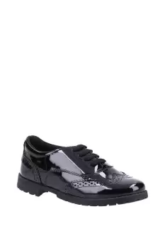 Image of Hush Puppies Eadie Junior Patent School Shoes