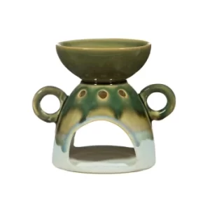 Image of Sass & Belle Mojave Glaze Green Oil Burner