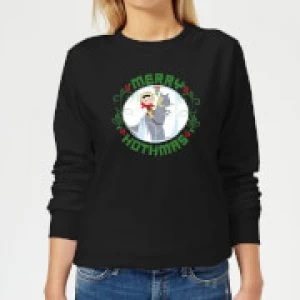 Image of Star Wars Merry Hothmas Womens Christmas Sweatshirt - Black - 4XL - Black