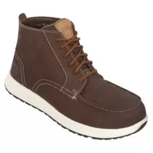 Image of Himalayan 4415 Brown Non Metallic Toe Capped Unisex Safety Boots, UK 3, EU 36