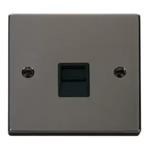 Image of Click Scolmore Deco 1 Gang Master Telephone Socket - VPBN120BK