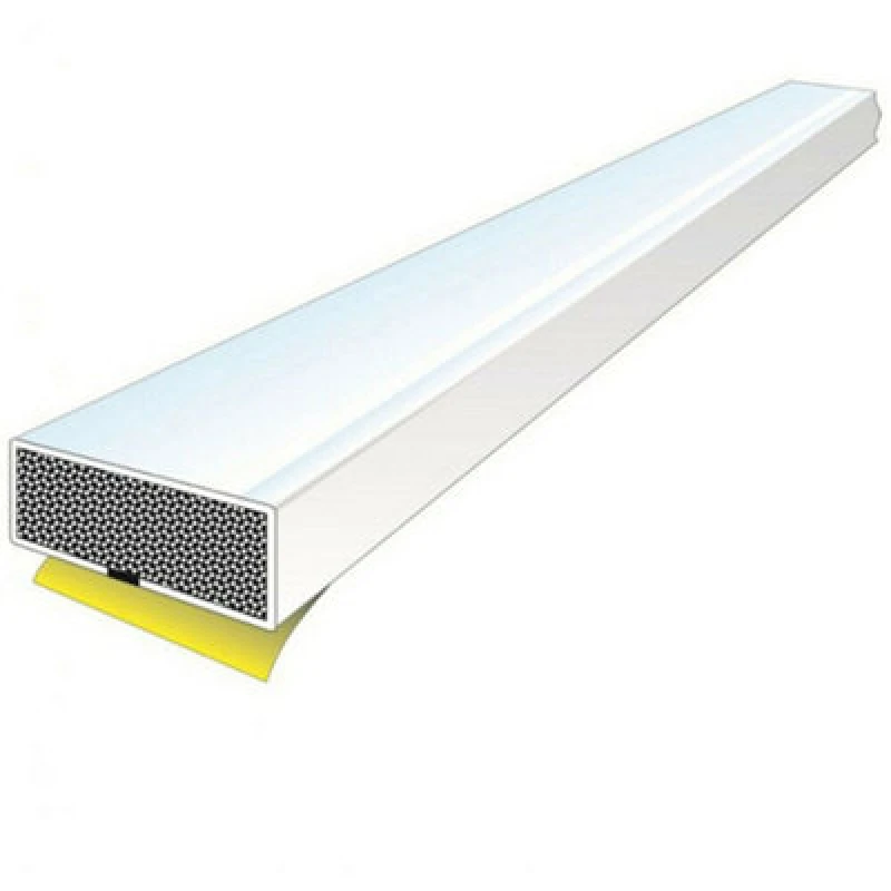 Image of Loops 5 PACK Fire Door Seal Strip 2100 x 15 x 4mm Intumescent Fire Stop White White