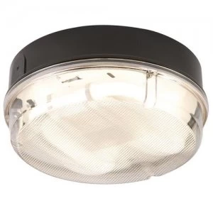 Image of KnightsBridge 16W IP65 Round Bulkhead With Prismatic Diffuser