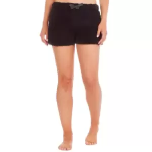 Image of Forever Dreaming Womens/Ladies Borg Lounge Shorts (M) (Black)