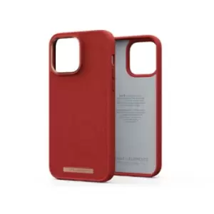 Image of Njord byELEMENTS Suede Comfort+ Case for Apple iPhone 14 Pro Max Burnt Orange