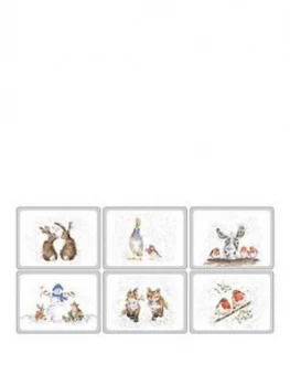 Image of Royal Worcester Wrendale Christmas Placemats