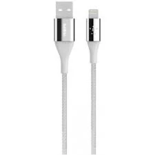 Image of Belkin Duratek Kevlar Lightning to USB ChargeSync Cable Silver