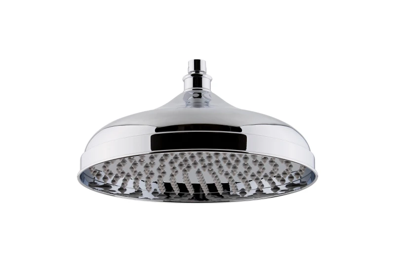Image of Balterley Fixed Shower Head 300mm Round Suits Wall/Ceiling Arms - Chrome in Silver Silver Unisex