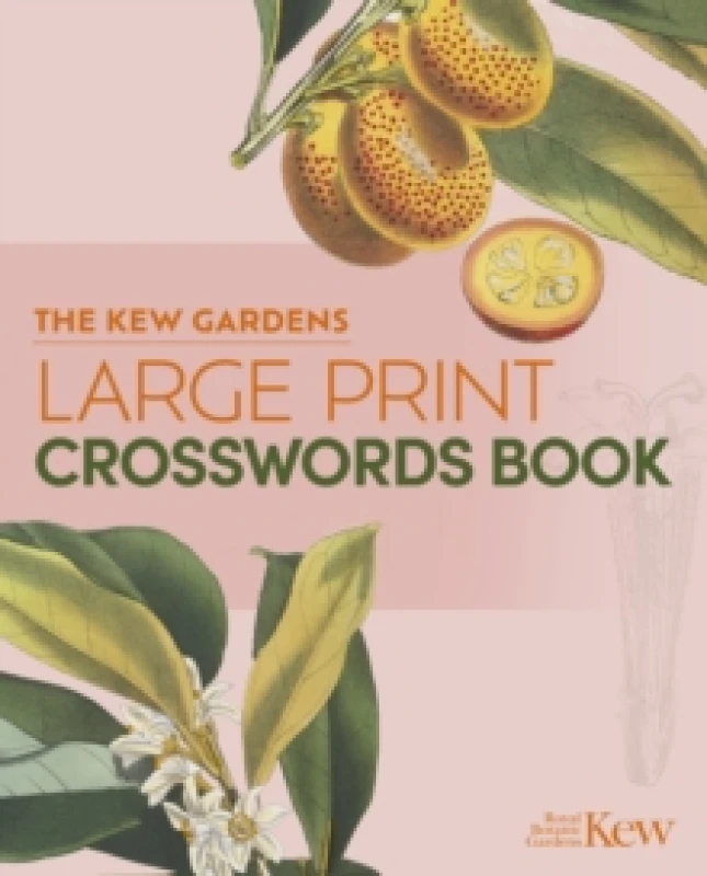 Image of The Kew Gardens Large Print Crosswords Book Paperback / softback