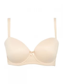Image of Freya Deco underwired strapless moulded bra Nude