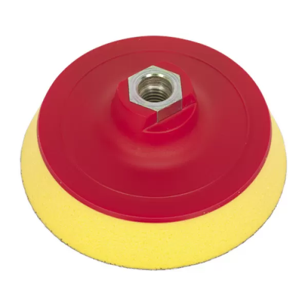 Image of Genuine SEALEY PTCBPV3S Hook & Loop Ultra Soft Backing Pad Ø123mm M14 x 2mm