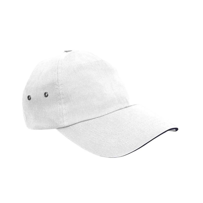 Image of Result Result Men 5 Panel Cotton Cap in White White One Size Male 5063470010684