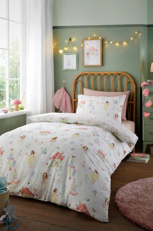 Image of Bedlam Summer Fairies Childrens Bedding Pink