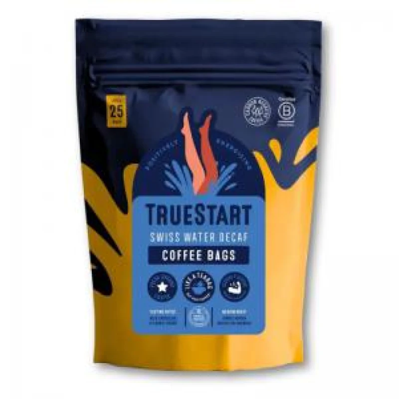 Image of True Start TrueStart Swiss Water Decaf Loose Coffee Bags x25, 1kg