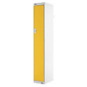 Image of LINK51 Locker Grey, Yellow 300 x 450 x 1,800 mm