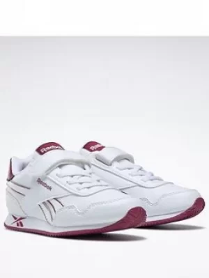 Image of Reebok Royal Classic Jogger 3 Shoes, White/Purple, Size 11.5