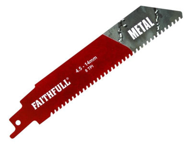 Image of Faithfull Faisbs930Hm Metal Carbide Sabre Saw Blade 152mm X 8 Tpi Faisbs930Hm
