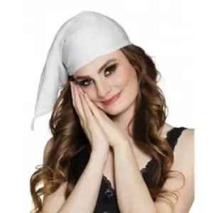 Image of Sleeping Hat One Size Fancy Dress (White)