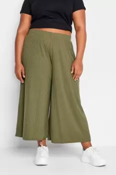 Image of Ribbed Culottes