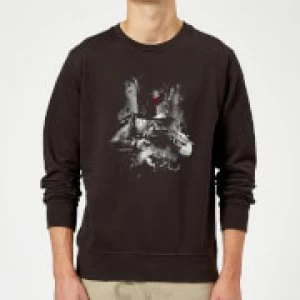 Image of Star Wars Boba Fett Distressed Sweatshirt - Black
