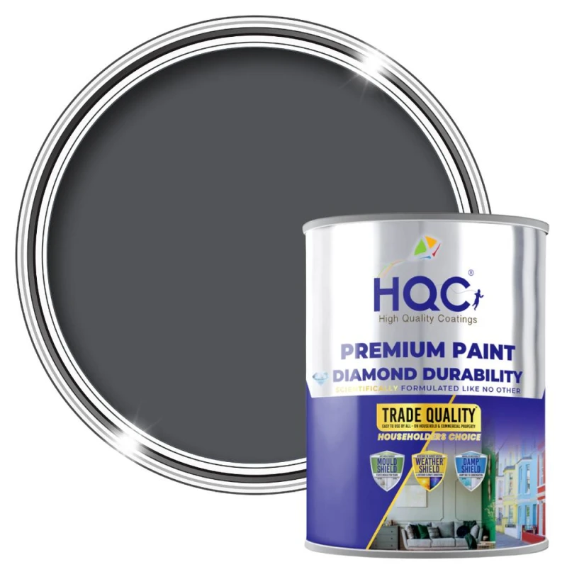 Image of HQC PAINTS Barn Paint - 20L - Best Exterior Wood Paint for Barns, Fences & Gates in Classic Grey Classic Grey Unisex 20L