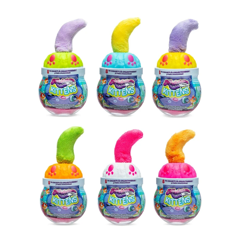 Image of Basic Fun Misfittens Mer Kittens Surprise Soft Toy Assortment Multi