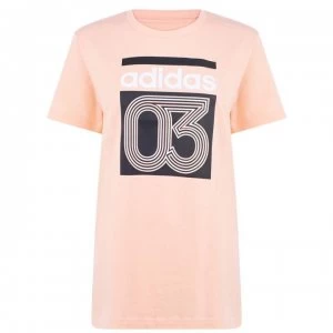 Image of adidas 03 QT T Shirt Ladies - Pink
