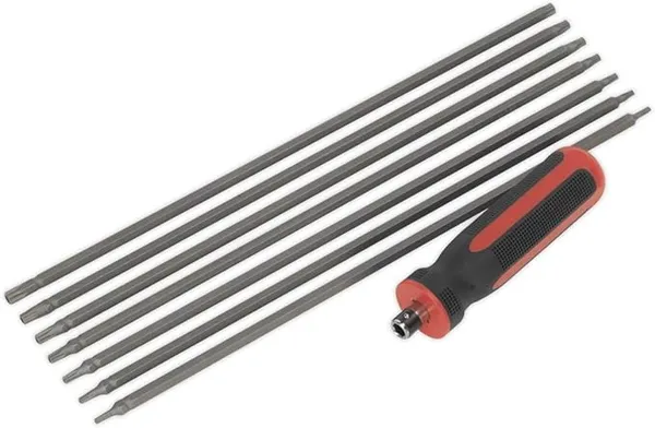 Image of Sealey AK4928 Security TRX-Star/Security TRX-TS Screwdriver Set 7pc 14-in-1