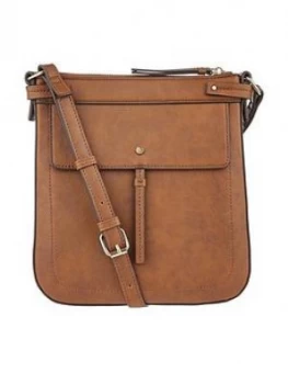 Image of Accessorize Messenger Bag - Tan