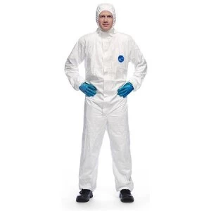 Image of Tyvek DuPont Protech Hooded Boilersuit Medium White