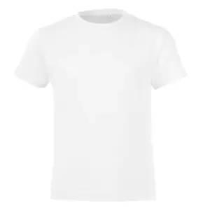 Image of SOLS Childrens/Kids Regent Short Sleeve Fitted T-Shirt (8 Years) (White)