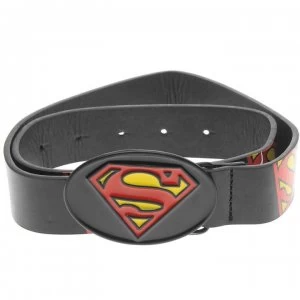 Image of DC Comics Print Belt Junior - Black/Red/Yel