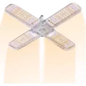 Image of Outsunny - 20W LED Grow Light, Foldable Plant Growing Lamps for Indoor Plants - White