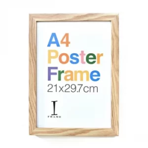 Image of iFrame Wood Finish Poster Frame A4