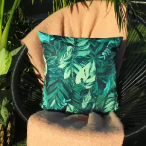Image of furn. Psychedelic Jungle Outdoor Cushion Green