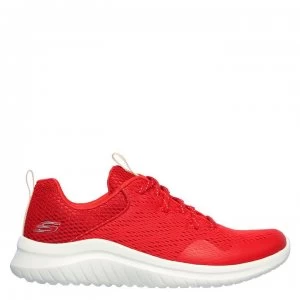 Image of Skechers Ultra Flex Trainers Ladies - Red