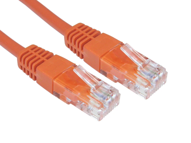 Image of Cables Direct UTP CAT5e 5m networking cable Orange U/UTP (UTP)