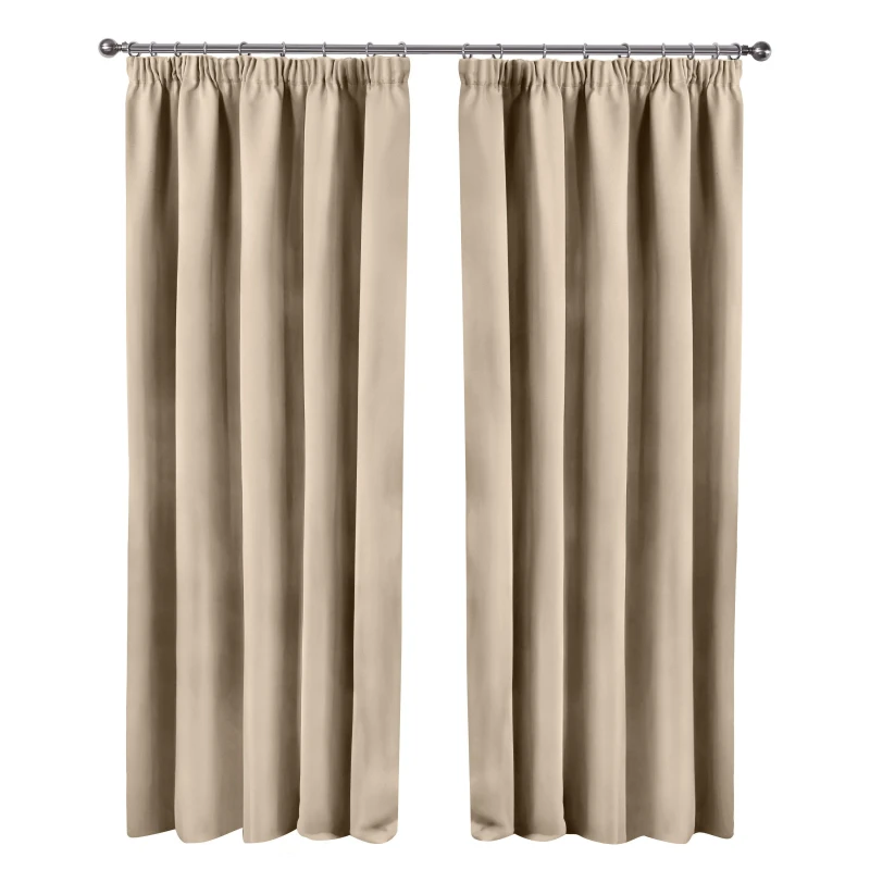 Image of Emma Barclay Blackout Curtains Thermal Pencil Pleat Cali Latte unisex 168x137cm