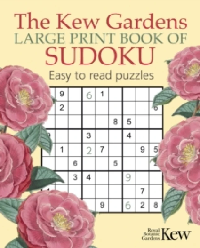 Image of The Kew Gardens Large Print Book of Sudoku Paperback / softback