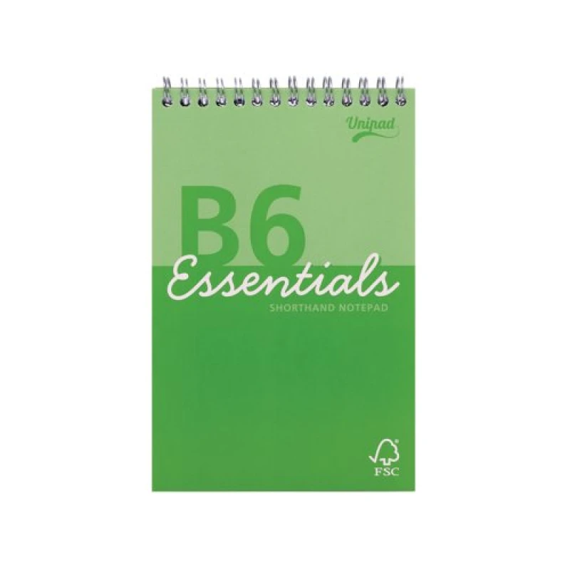Image of Pukka Pad Shorthand Notepad Wirebound 60gsm Ruled 160 Pages 125x190mm Green (4 Pack) ESS-SHB6AST