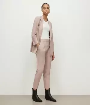Image of AllSaints Womens Aleida Tri Trousers, Dusty Pink, Size: 8