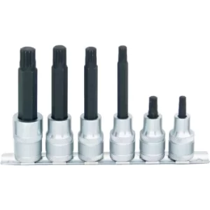 Image of M6-M14 Spline Screwdriver Bit Set 6PC