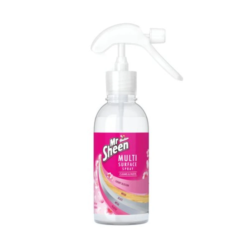 Image of Mr Sheen Mr Sheen Multi Surface Cleaner Spray Cherry Blossom Mist 237ml (Pack of 8) 3277553 3277553