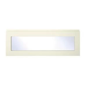 Image of Cooke Lewis Appleby High Gloss Cream Glazed bridging door Pan drawer front W1000mm