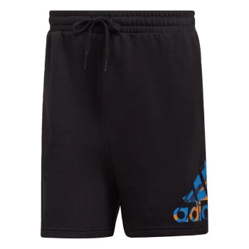 Image of adidas Essentials French Terry Camo Print Shorts Mens - Black