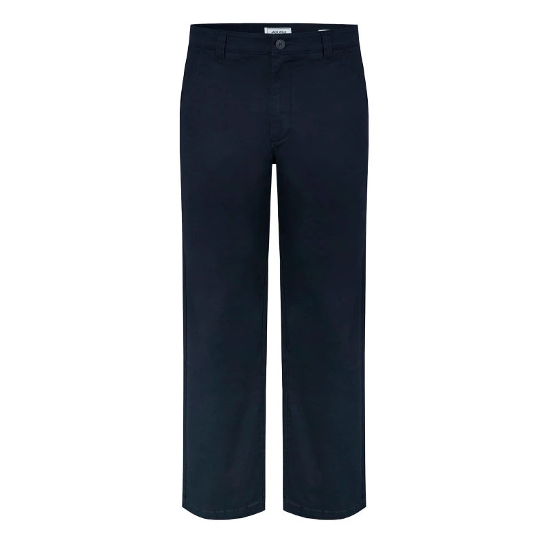 Image of Jack Wills Mens Relaxed Chinos Black male 30W S