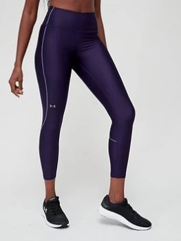 Image of Under Armour Heatgear Armour 6M Ankle Leg Solid Leggings - Purple
